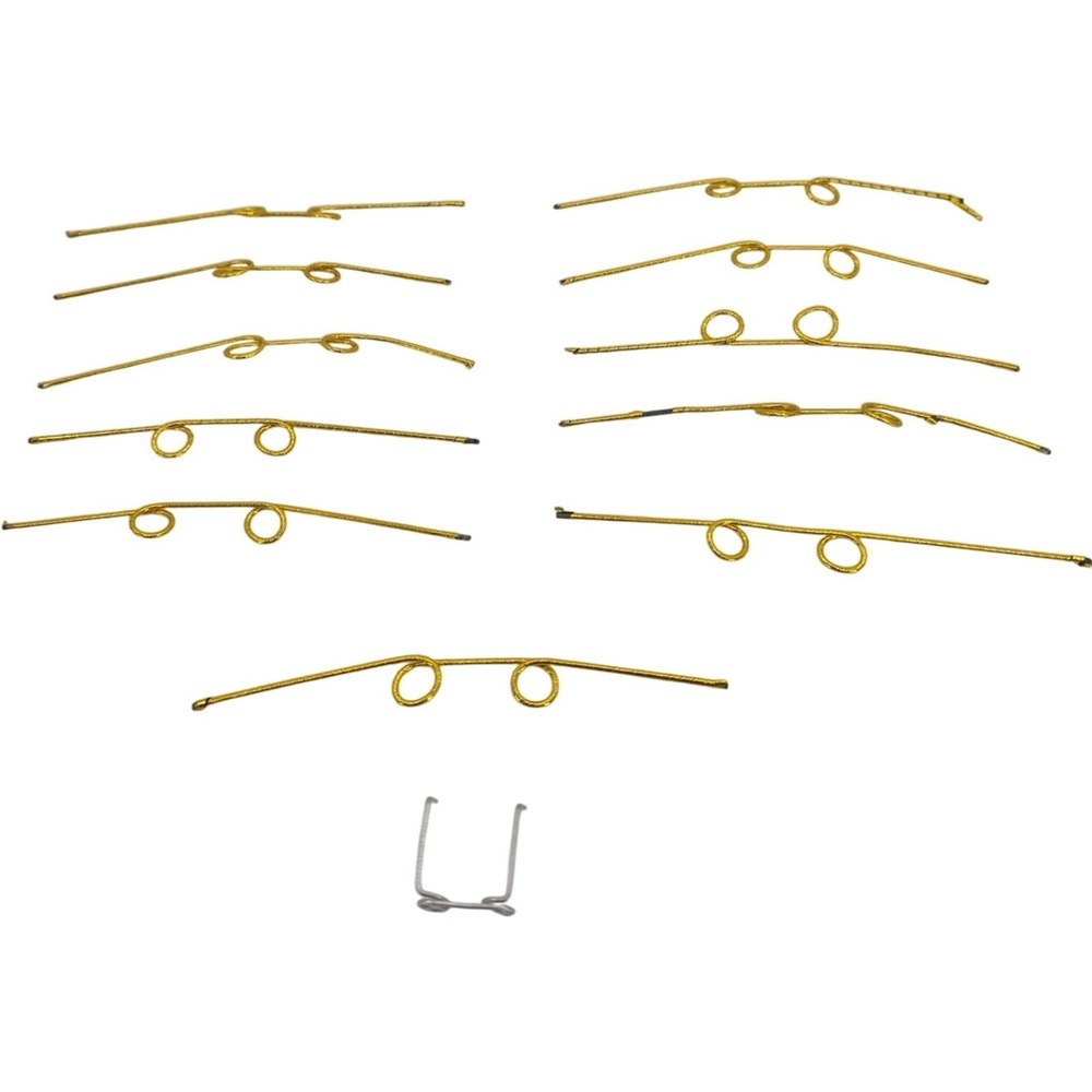 12 Pcs of  1 inch Eyeglasses For Ceramics Doll Santa Claus